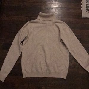 Solid Turtleneck Sweater